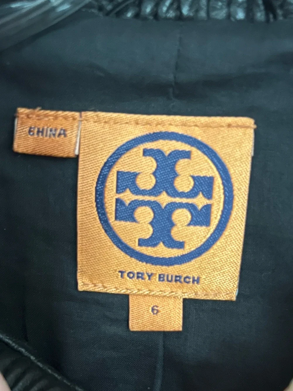 Tory Burch Leather Bomber Jacket